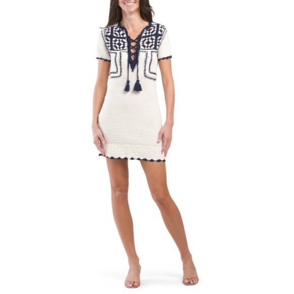 Zadig & Voltaire Imany Crochet Mini Dress - Picture 7 of 10